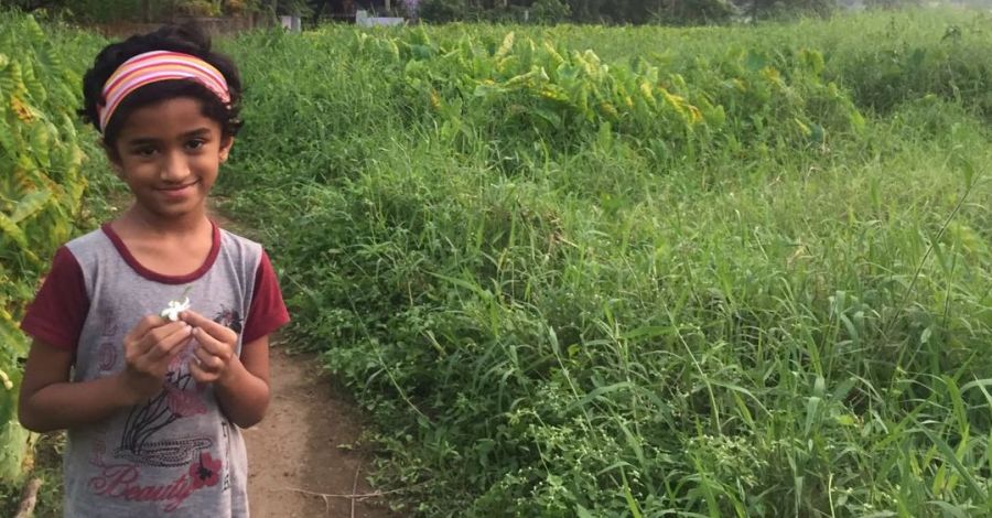 Nina, my little nature lover